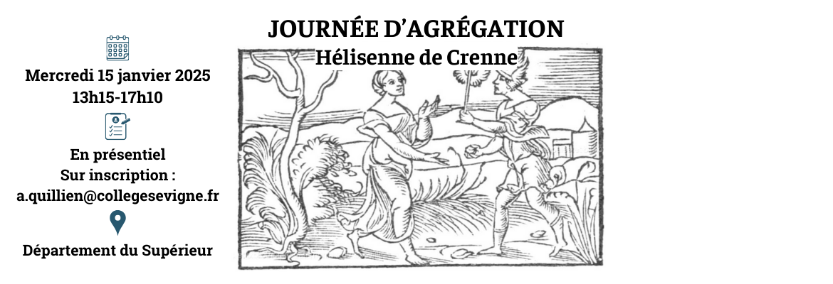 Journée d’agrégation – 15 janvier 2024